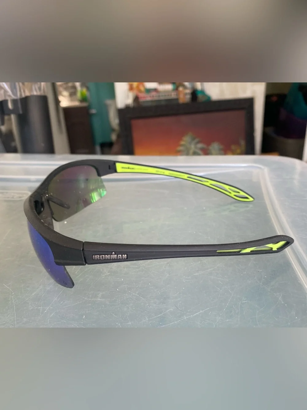 Ironman Men's Blade Fashion Sunglasses Black